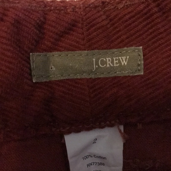 J. Crew corduroy Cargo  mini skirt size 2. Pre owned in great condition - Picture 6 of 7